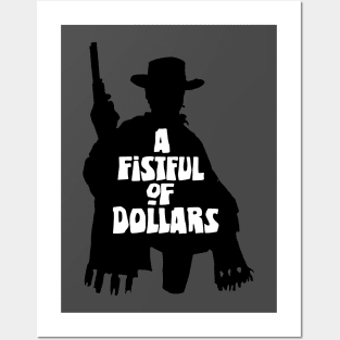 A Fistful of Dollars Silhouette Posters and Art